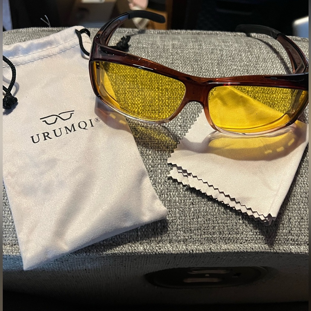 New Urumqi polarized sunglasses, fit over prescription glasses for driving